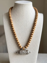 Bhaktamal Kavach Tulsi Kanthi Mala with Brown Round Beads – Vrindavan