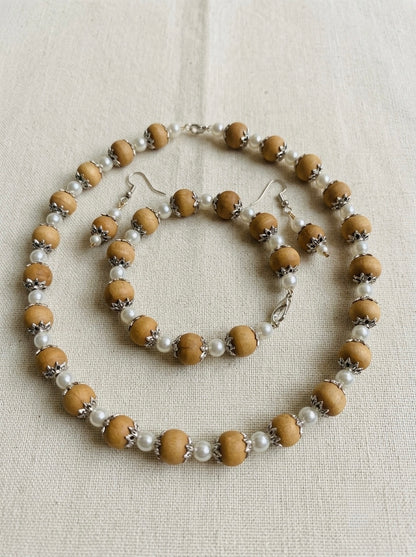 Tulsi & Pearl Combo Set — A Beautiful Combination of Devotion & Elegance