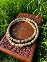 2 Round Ram Name Handcarts Beads Original Tulsi Handmade Big Size