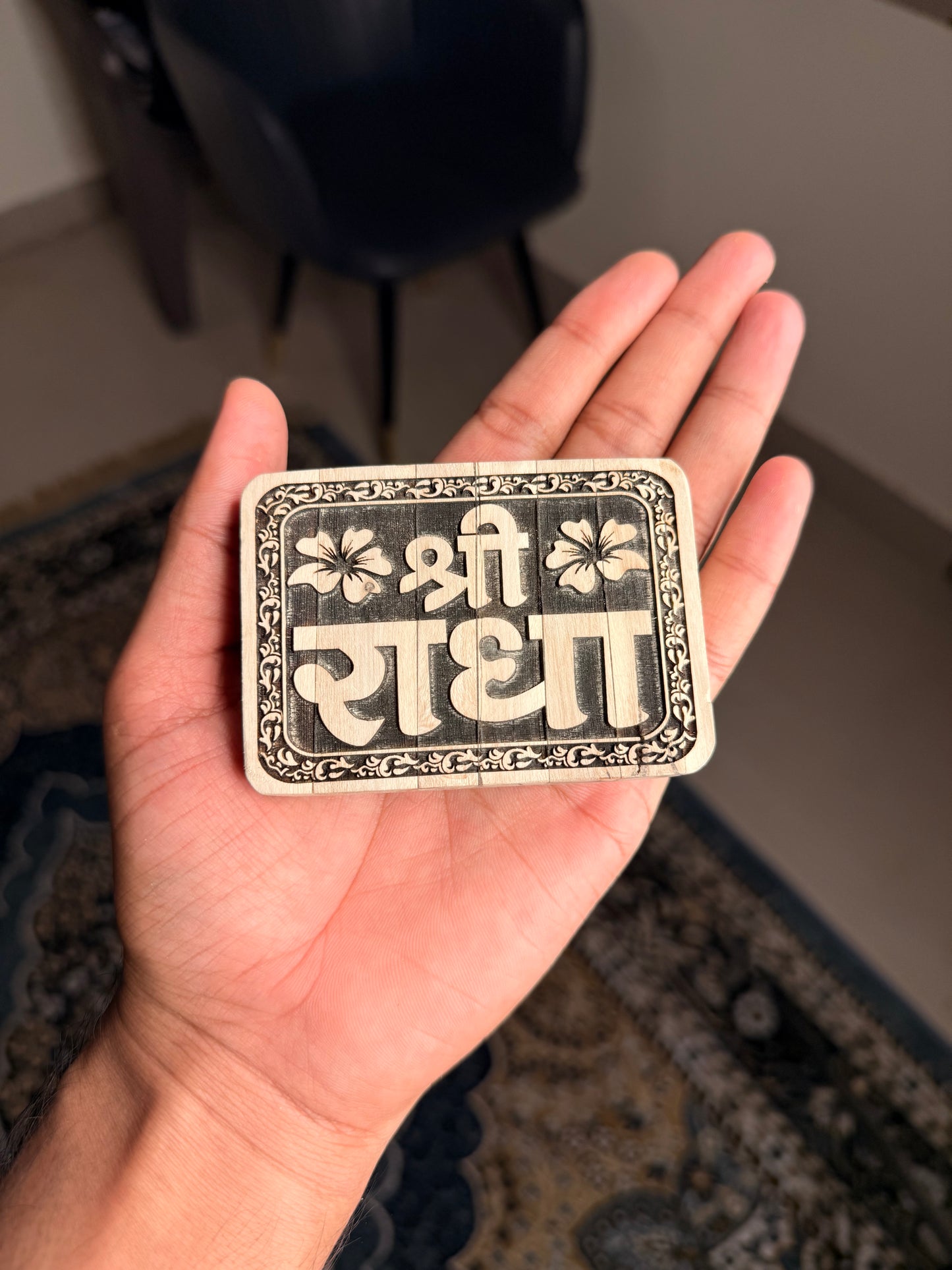 Shri Radha Name Seva Original Tulsi Wood Vrindavan