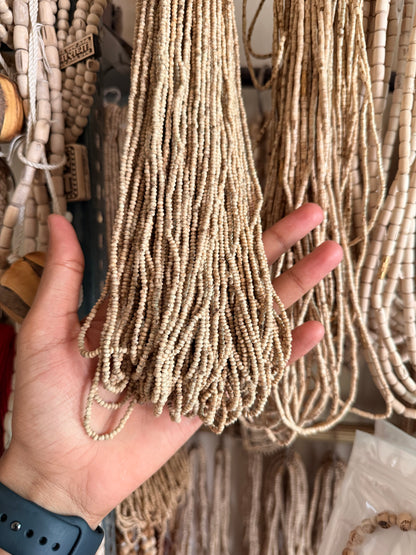 2 Round Small Beads Original Tulsi Kanthi Mala Barik Beads