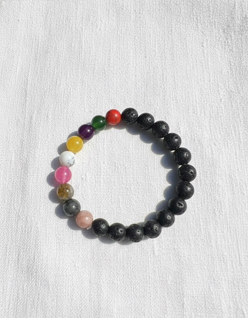 9 Chakra Healing Stretchable Bracelet - Protection, Energy Balance & Vitality Booster
