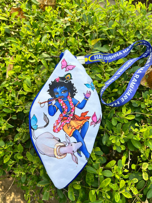 Shri Krishna Printed Premium Japa Bag