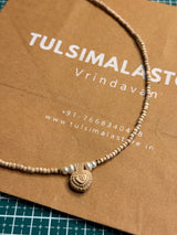 Shri Radha Tulsi Locket Small Beads Kanthi Mala