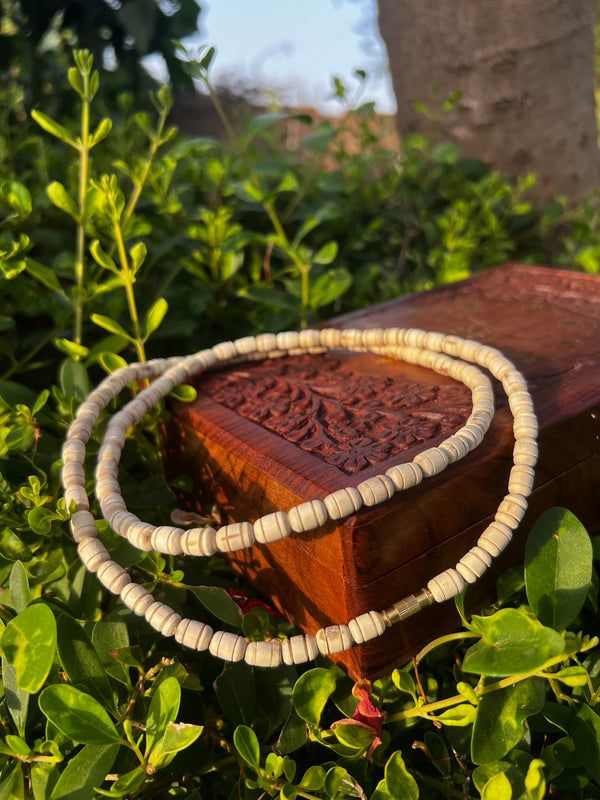 2 Round Long Beads Tulsi Kanthi Mala Line Beads