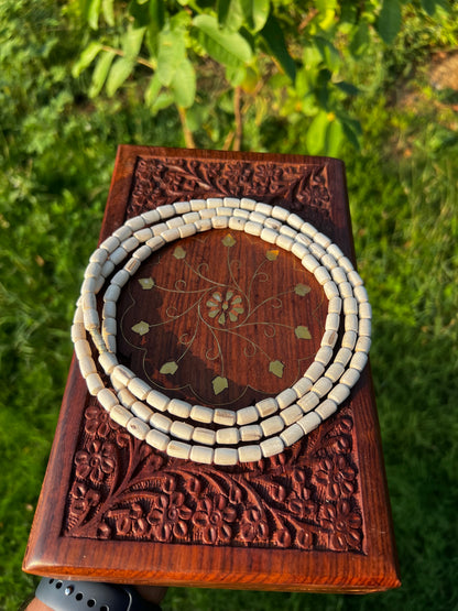 3 Round Long Beads Kanthi Mala Devi Chitralekha ji Kanthi
