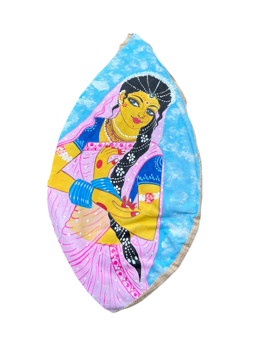 Sri Radhika Hand painting Japa Bag