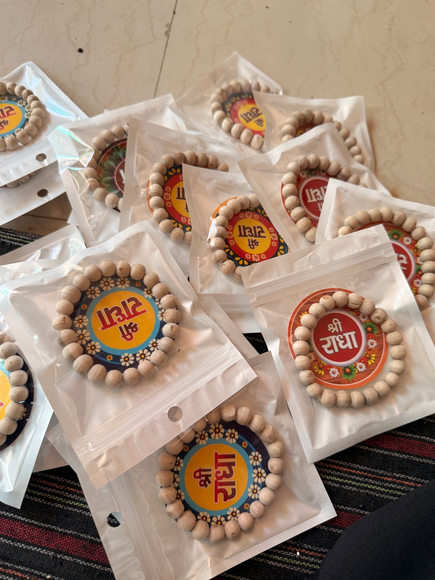 Tulsi Hand Bracelet Original Round Tulsi Beads 11,12mm