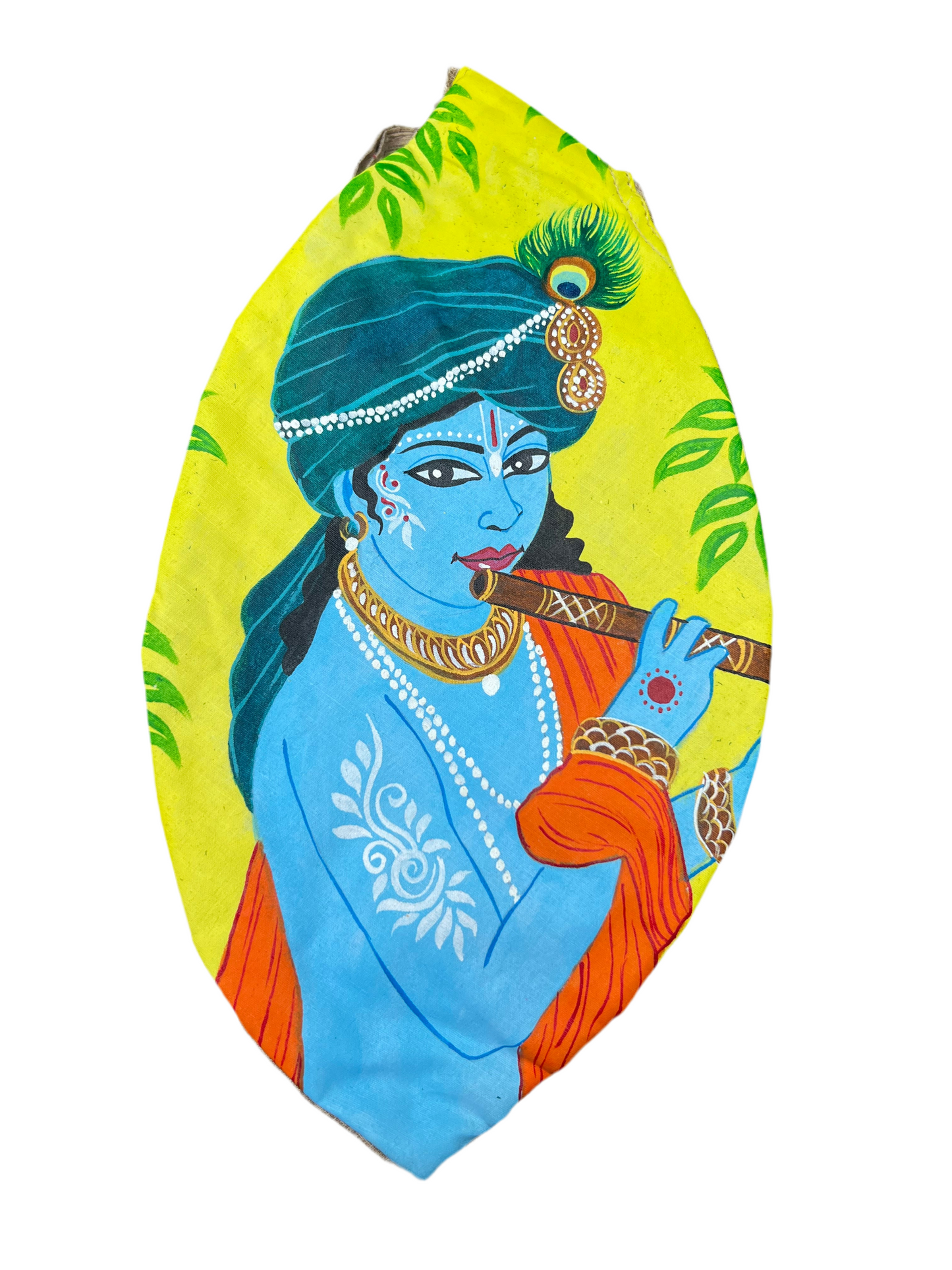 Sri Krishna Hand painting Japa Bag