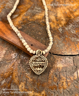 Shri RadhaRaman Tulsi Locket & Round Tulsi Beads Kanthi