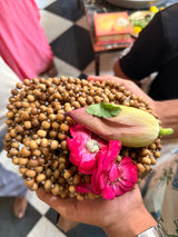 1080+1 Tulsi Beads Japa Mala Prasadi from Vrindavan Temple