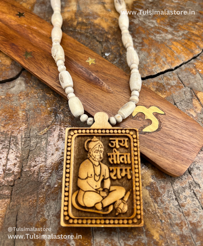 Hanuman ji Locket Tulsi Mala Original Tulsi Kanthi