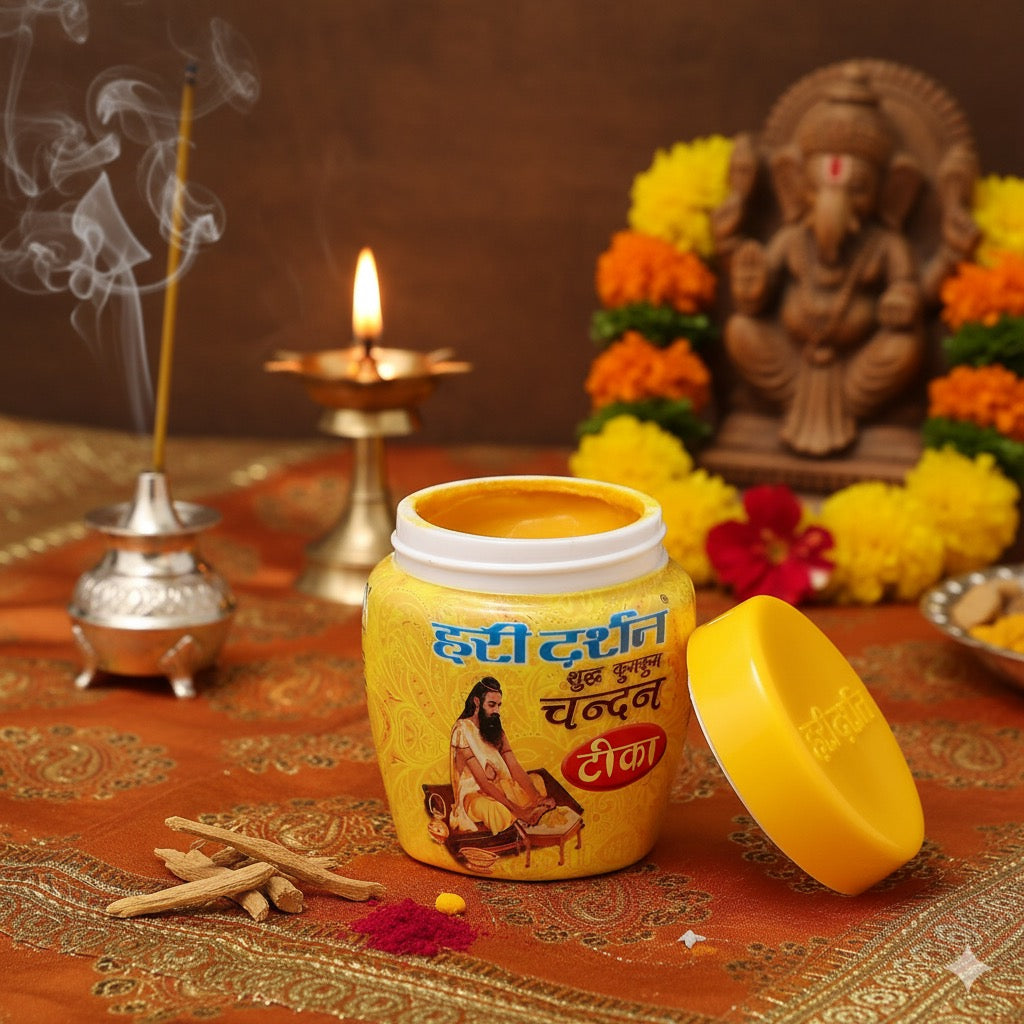 Hari Darshan PURE KUMKUM CHANDAN Tika (40 gms)