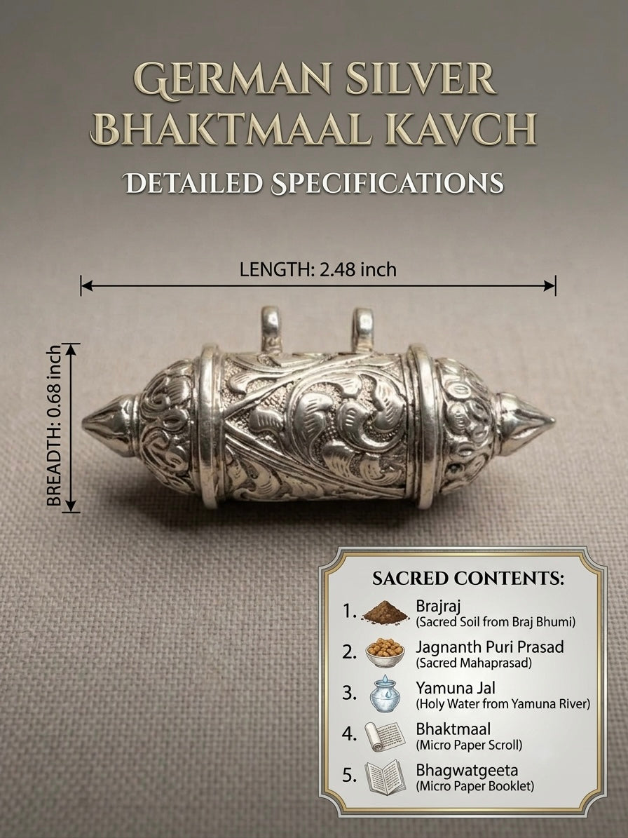 Bhaktamal Kavach Tulsi Kanthi Mala with Black Radha Beads – Vrindavan