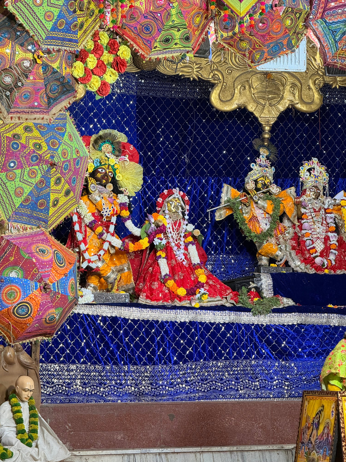Offered in Vrindavan